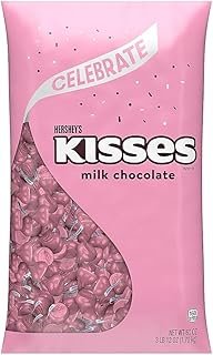 HERSHEY'S KISSES Milk Chocolate Candy Bulk Bag, 66.7 oz