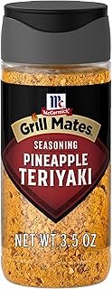 McCormick Grill Mates Seasoning, Pineapple Teriyaki, Grilling Seasoning for Adding Savory-Sweet Teriyaki Flavor to Pork, Chicken, or Seafood, 3.5 oz