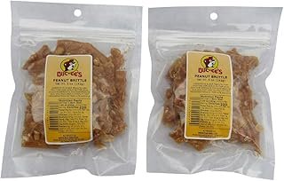 Buc-ee's Peanut Brittle in a Resealable Bag, Two 5 Ounce Bags (10 Ounces Total)