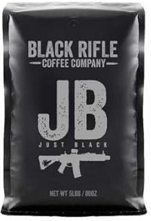 Black Rifle Coffee Company Just Black Whole Bean 5 lb Bag