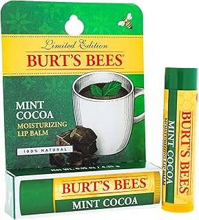 Burt's Bees Lip Balm Blister, Mint Cocoa, 0.15 Ounce