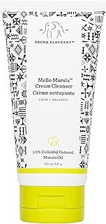 Drunk Elephant Mello Marula Cream Cleanser - 150 ml/5 fl oz - Calming Face Wash - Clean Clinical Skincare - Cruelty-Free - Dermatologist-Tested - Free of Essential Oils, Silicones, and Fragrance