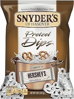 Snyder's of Hanover Pretzel Dips, Hershey's White Creme, 5 oz