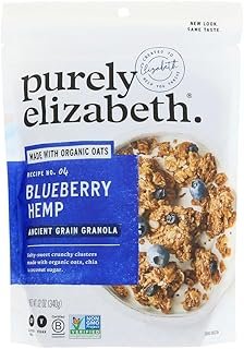 Purely Elizabeth - Ancient Grain Granola Cereal Blueberry Hemp - 12 oz by purely elizabeth
