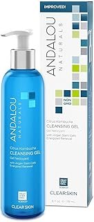 Andalou Naturals Cleansing Gel, Citrus Kombucha, 6 Fl Oz