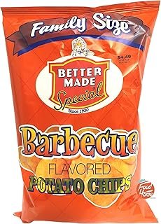 Better Made Family Size barbecue flavored potato chips 8.5-ounce bag