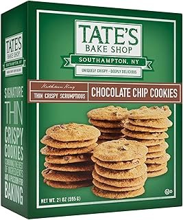 Durx-litecrete Tate's Bake Shop Chocolate Chip Cookies, Family Size 1 Pack (21 oz)