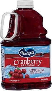 Ocean Spray Cranberry Cocktail Juice, No Sugar Added, 3 Liter Bottle (Pack of 6)