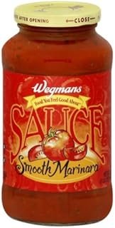 3 PACKS: Wegmans Food You Feel Good About Pasta Sauce, Smooth Marinara (24 oz.)