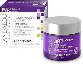 Andalou Naturals Age Defying Plant-Based Retinol Alternative Cream, 1.7 Ounce