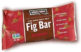 Nature's Bakery Whole Wheat Fig Bar, Raspberry, 6 Count (Pack of 12)