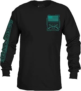 Grunt Style Circuit Skull Men's Long Sleeve T-Shirt