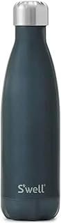 S'well Stainless Steel Water Bottle, 17oz, Blue Suede, Triple-Layered Vacuum Insulated Containers Keeps Drinks Cold for 36 Hours and Hot for 18, BPA Free, Perfect for On the Go