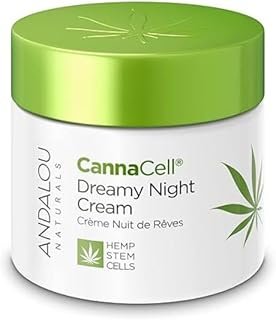 Andalou Naturals CannaCell Dreamy Night Cream, 1.7 Ounces