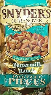 Snyder's of Hanover Buttermilk Ranch Pretzel Pieces, 11.25oz Bag (Pack of 2)