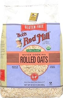 Bob's Red Mill Gluten Free Organic Quick Cooking Oats, 32 Ounce
