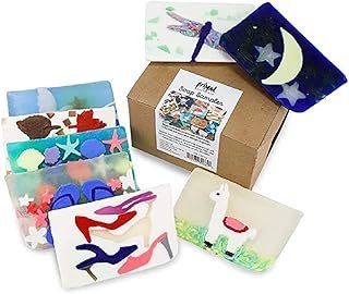 Primal Elements, Soap Box Sampler - Mystery Box of a Variety of Unisex Bar Soap (GRABBAG) - Unique Designs, Rich Lathering, Moisturizing, and Wonderful Scented Glycerin Soaps