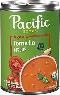 Pacific Foods Organic Tomato Bisque Soup, 16.3 oz Can