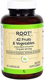 Vitacost ROOT2 42 Fruits and Vegetables 1.4 Gram Per Serving - 90 Capsules