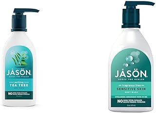 JASON Tea Tree Purifying Body Wash 30oz Sensitive Skin Body Wash 16oz