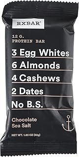 Rx Bar Chocolate Sea Salt, Protein Bar, 1.83 Oz, 12 Count