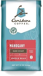 Caribou Coffee Mahogany Whole Bean Coffee, 12 Ounce
