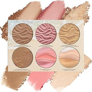 Physicians Formula Butter Palette, Nourishing Bronzer, Blush, Highlighter, and Moisturizing Face Powder Blend, Cruelty Free - Dream Team