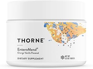 THORNE EnteroMend - Botanical and Amino Acid Formula to Support Intestinal Health* - Orange Vanilla Flavor - 5.9 Oz