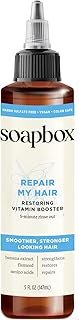 Soapbox Repairing Hair Treatment with Vitamin E, B5, Banana Extract, Flaxseed & Amino Acids - 5oz, Vegan, Paraben & Cruelty-Free Hair Booster