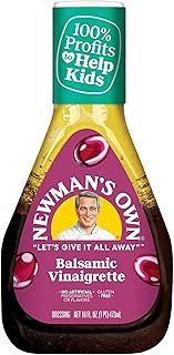 Newman's Own Balsamic Vinaigrette Salad Dressing, 16-oz. (Pack of 6)