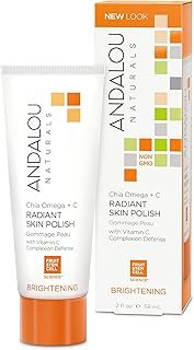 Andalou Naturals Chia Omega + C Radiant Skin Polish, 2 Ounce