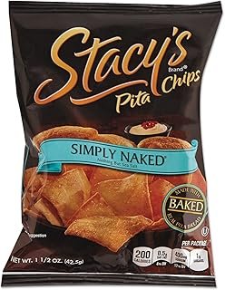 Stacy's Pita Chips, 1.5 Naked 36 Ounce (Pack of 24)