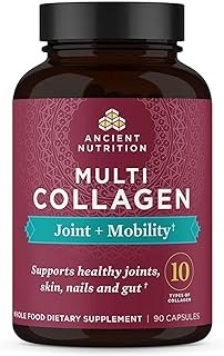 Ancient Nutrition Collagen Pills for Joint Support, Multi Collagen Capsules 90 Ct, Joint + Mobility, Supports Joints, Skin & Nails, Exercise Recovery, Paleo and Keto Friendly, Gluten Free