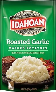 Idahoan Mashed Potatoes, Roasted Garlic, 4 oz
