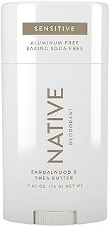 Natural Sensitive Native Sandalwood & Shea Butter Aluminum Free Deodorant, 2.65 oz