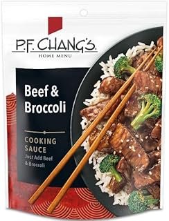 P.F. Chang's Home Menu Beef & Broccoli Cooking Sauce Pouch, 8 Ounce (Pack of 6)