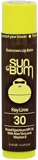 Sun Bum SPF 30 Sunscreen Key Lime Lip Balm - Moisturizing Aloe Vera and Vitamin E - Vegan and Cruelty Free - Broad Spectrum UVA/UVB Lip Protection - 0.15 oz Stick