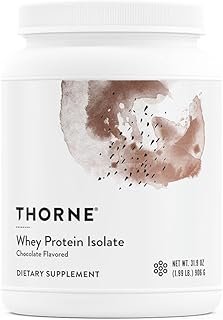 THORNE Whey Protein Isolate - 21 Grams of Easy-to-Digest Whey Protein Powder - NSF Certified for Sport - Chocolate - 31.9 Ounces - 30 Servings
