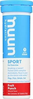 Nuun Hydration Drink Tab - Active - Fruit Punch - 10 Tablets - Case of 6