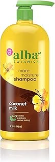 Alba Botanica Shampoo, More Moisture Coconut Milk, 32 oz.