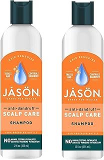 JASON Dandruff Relief Treatment Shampoo 12 oz (Pack of 2)