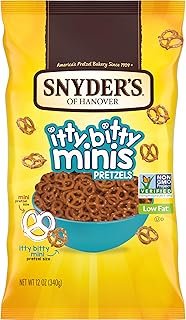 Snyder's of Hanover Itty Bitty Minis Pretzels, 12 Oz Bag