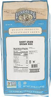 Lundberg Family Farms Short Grain Brown Rice, 400 OZ