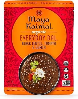 Maya Kaimal Organic, Everyday Dal, Tomato & Cumin, Black Lentils, 10 OZ