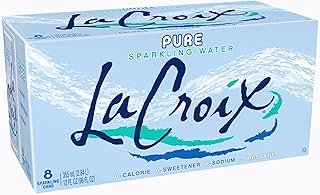 La Croix Water Sparkling Pure, 12 Fl Oz, 8 Pack