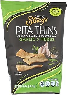 Stacy's PITA CHIPS Perfectly Thymed Pita Crisps - 6.75 OZ - CS x8