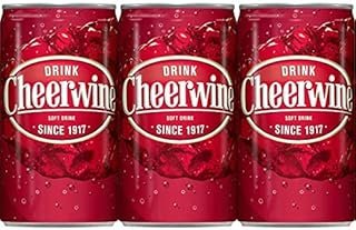 Cheerwine Soft Drink Cherry Soda Pop 6 pack cans 7.5oz