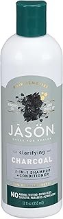 JASON Clarifying Charcoal 2-in-1 Shampoo-Conditioner, 12 oz