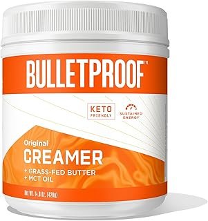 Bulletproof Original Creamer, 14.8 Ounces, Keto Coffee Creamer with MCT Oil and Grass-Fed Butter, Supports Brain Function