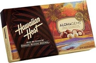 Hawaiian Host Aloha Gems Creamy Milk Chocolate Covered Macadamia Nuts, 16oz (2 Pack)